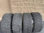 22 inch Akuza Lucana chrome wheels with 33x12.50x22 tires
