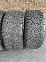22 inch Akuza Lucana chrome wheels with 33x12.50x22 tires