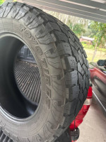 LT 35X12.50R20 PAIR 2TIRES TOYO AT OPEN COUNTRY 2022 50%LIFE NO REPAIR