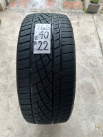 265/40R22 SET 4TIRES CONTINENTAL 2020 75%LIFE NOT REPAIRS