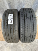 265/60R18 SET 4TIRES MIX 2HANKOOK 1BRIDGESTONE 1GRANDTOURER 80%LIFE