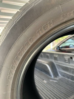 275/60R20 pair 2tires Hercules 80%life 2022 not repairs
