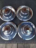 @@ SET OF 4 -8 INCH FACTORY CORVETTE RALLY STEEL WHEELS @