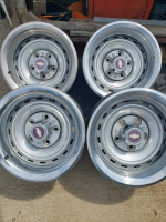 @@ 8 inch Full Size GMC / CHEVY Truck Rally Wheels 5 hole set of 4 @@