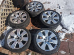 Five 18s Audi wheels tires