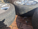 Five 18s Audi wheels tires