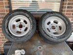 8 x14 VW 4 lug wheel & tire