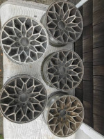 Set of (5) 1976-1981 Pontiac Firebird Trans Am snowflake rims wheels