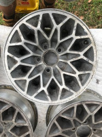 Set of (5) 1976-1981 Pontiac Firebird Trans Am snowflake rims wheels