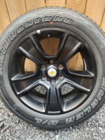 New Chevy Silverado or Dodge Ram 20 inch wheels with Bridgestone tires