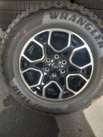 New Ford F-150 18 inch wheels with Goodyear Wrangler tires
