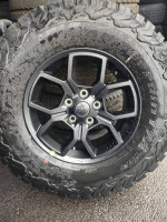 5 Brand new Jeep Wrangler 17 inch wheels with BF Goodrich All Terrain