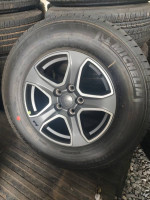 5 New Jeep Wrangler 17 inch wheels with Michelin tires