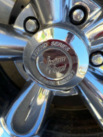 Set of 4 P275/55R20 Tires on Vision Wheel Legend Chrome Rims