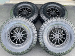 (4) NEW 17X9 TIS OFF-ROAD WHEELS WITH NEW TIRES 35x12.50X17