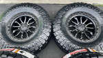 (4) NEW 17X9 TIS OFF-ROAD WHEELS WITH NEW TIRES 35x12.50X17