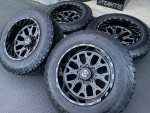 (4) NEW 20X12 TIS OFF-ROAD WHEELS WITH NEW TIRES 35X12.50R20LT