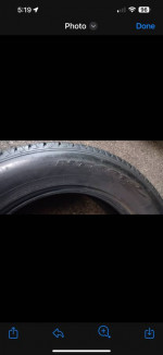 Set of four tires