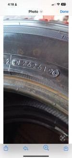 Set of four tires
