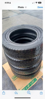 Set of four tires
