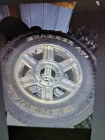 (((New Price))) Dodge 8x6.5 rims and tires Will fit Chevy!