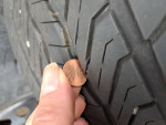 Four 235/45R-18 General Exclaim HPX All Season Tires
