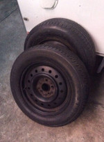 Two P205/65R16 Tires with Rims