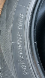 2 USED yokohama geolandar go55 245/60R18