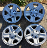 OEM 4 Jeep Wrangler 07-18 Steel Wheels 5 Spoke 16"x7"