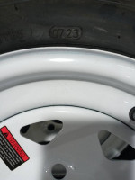 2 New 5 lug 4.80x12 - Trailer wheels