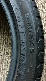1 Vredestein Quatrac 5 215/45R18