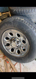 TIRE RIMS-  Chevy Factory 17” k407 6 lug all 4 $35