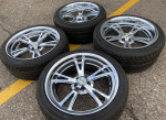20” dodge charger challenger staggered chrome tires and wheels