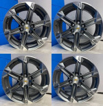 4 OEM 2023-2024 Chevy Blazer 18x8 Dark Grey Machined 6 Spoke Rims