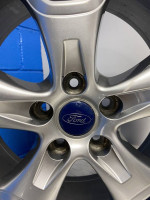 OEM 2013-2016 Ford Escape Titanium 19x8 Hyper Silver 5 Split Spoke Rim