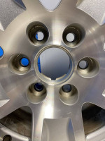 OEM GMC Chevy Silverado Suburban Tahoe 17" Silver Machined 5 Spoke Rim