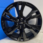 1 OEM 2019-2022 Chevy Blazer 21x8.5 Black 6 Double Spoke Aluminum Rim