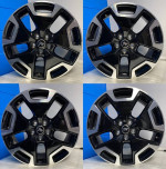 4 OEM 2021-2024 Ford Bronco Sport 18x7 Black Machined 5 Y Spoke Rims