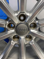 1 OEM 2014-2018 Audi A5 Silver 18x8.5 10 Spoke Aluminum Rim ALY 58957