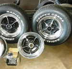 Original Buick Wheels, Center Caps "R", Tires, Locks