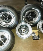 Original Buick Wheels, Center Caps "R", Tires, Locks