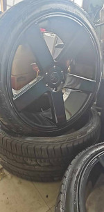 24 inch DUB Baller wheels and tires