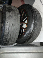 Crown Victoria Rims & Tires 18x8 Unilug 5x114.3 Orange & Black