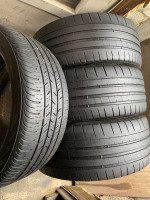 (3) 205-45-17 tires Michelin and continental (like new)