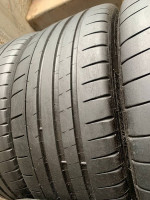 (3) 205-45-17 tires Michelin and continental (like new)