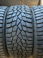 (4) 215-45-17 sumitomo ice edge studded snow tires (like new)