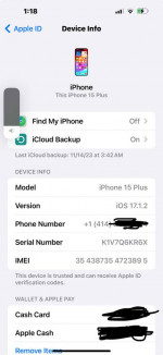 Iphone 15 plus blue