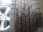 Aluminum Racing Wheels with Wide Blizzak Tires