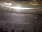 Aluminum Racing Wheels with Wide Blizzak Tires