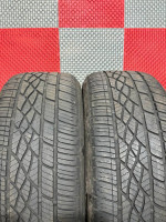 2x Used 225/50 R18 Firestone Firehawk AS V2 Tires 8/32 Tread